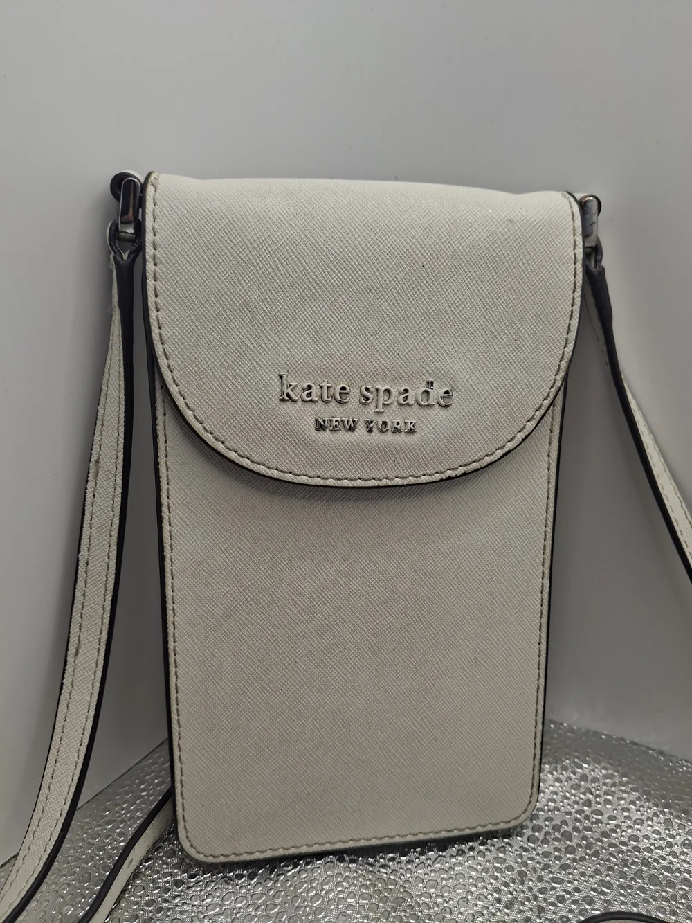 Kate Spade White Crossbody Phone Bag